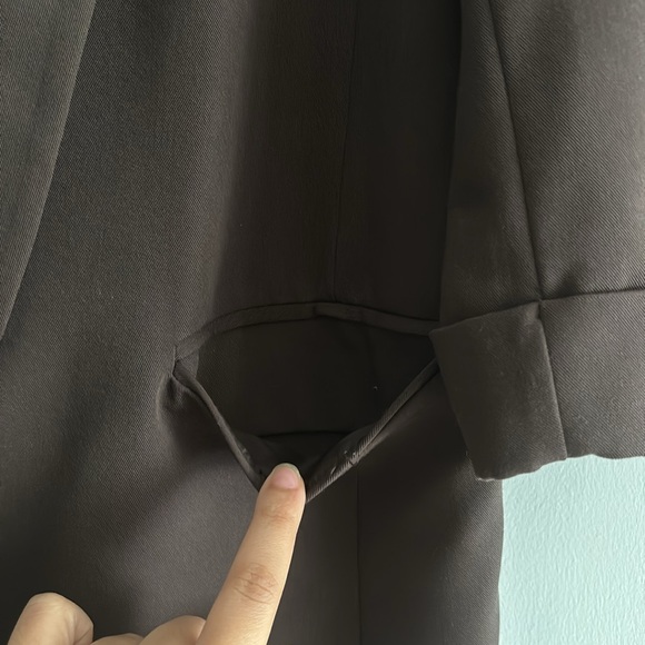 Brown blazer with medium sleeve - Picture 3 of 9